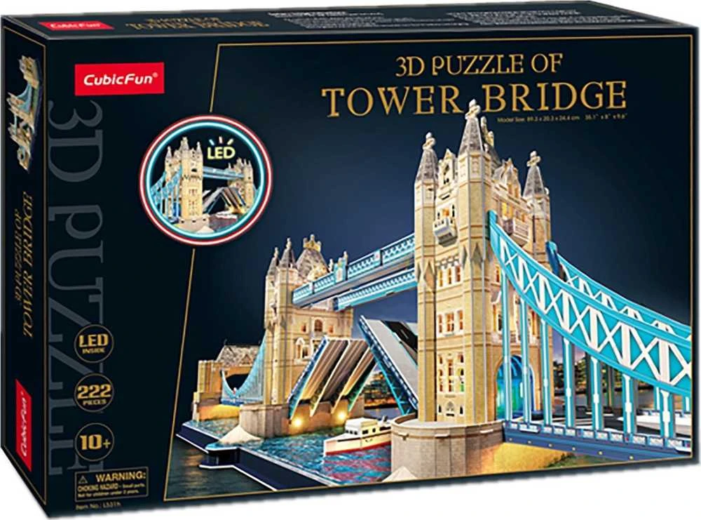CubicFun Dėlionė 3d - bokšto tiltas