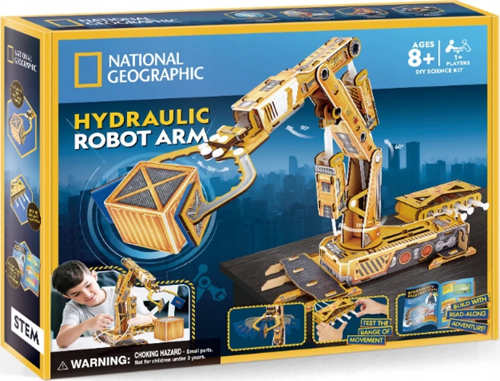 Dėlionė CubicFun 3D galvosūkis hidraulinis robotas
