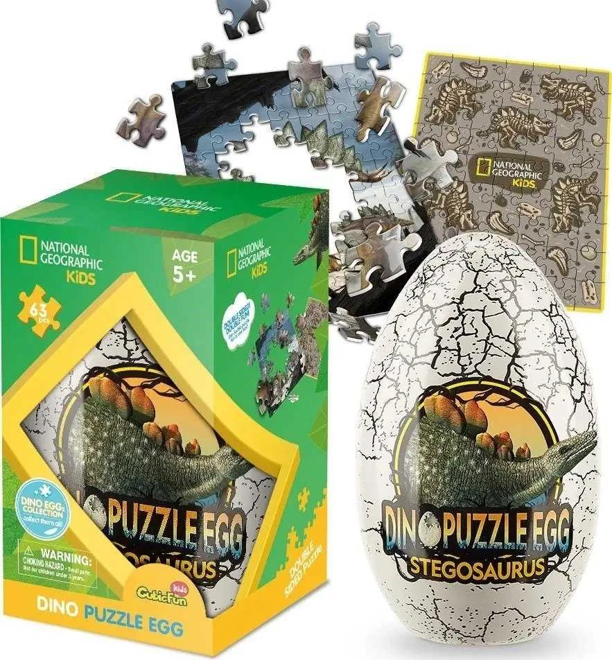 CubicFun Cubic Fun Dėlionė NATIONAL GEOGRAPHIC STEGOZAUR