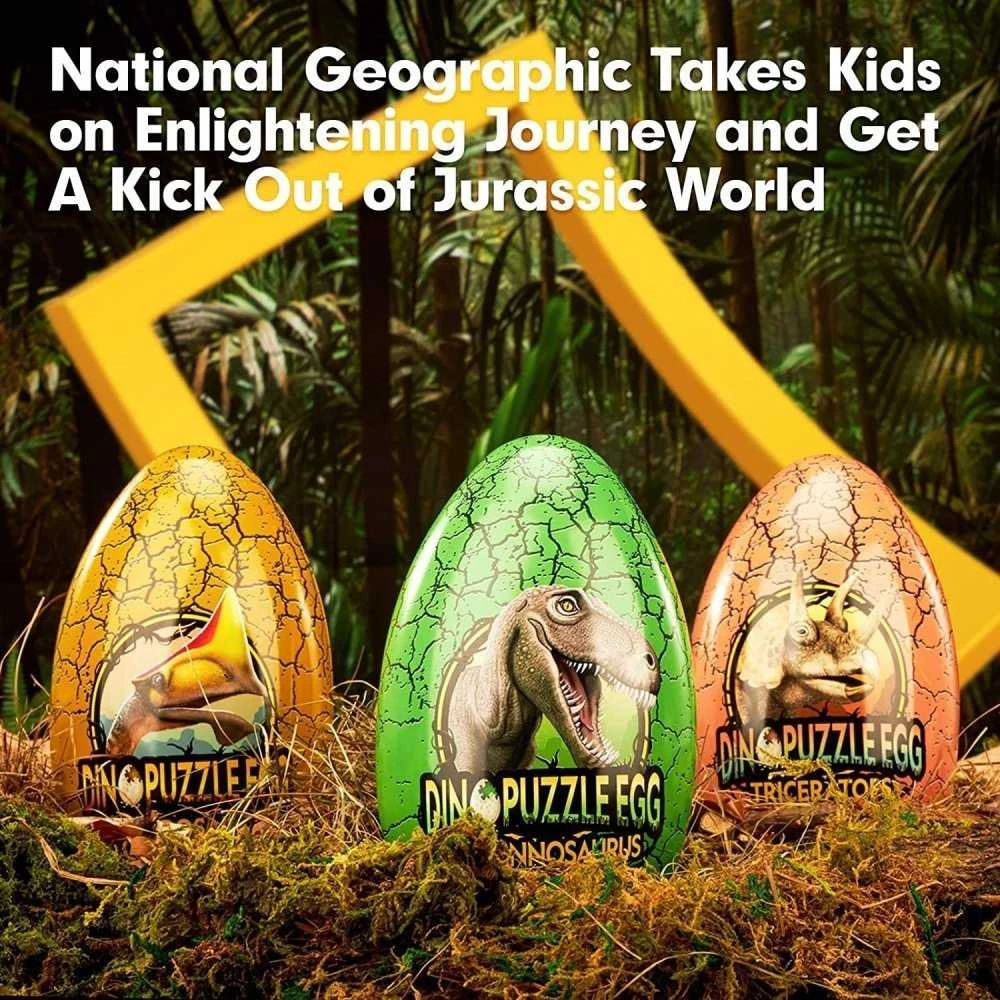 CubicFun Cubic Fun Dėlionė NATIONAL GEOGRAPHIC STEGOZAUR