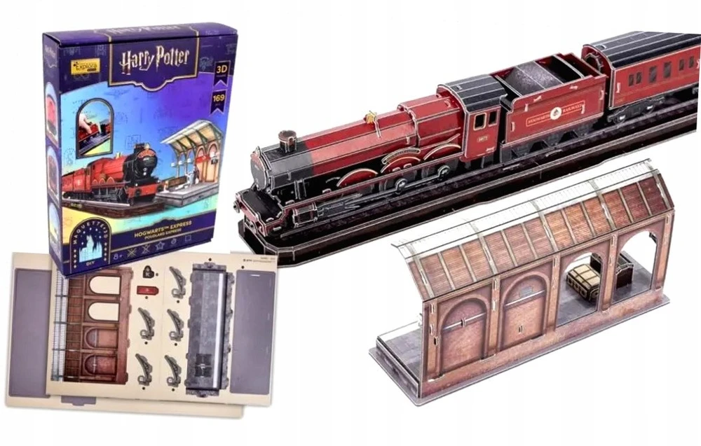 CubicFun 3D dėlionė Harry Potter Hogwart Express traukinys