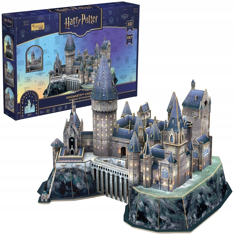 CubicFun 3D dėlionė Harry Potter Hogvartso pilis