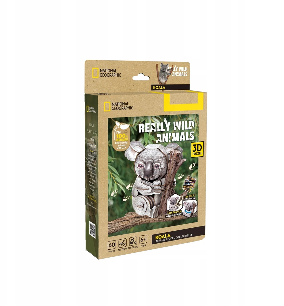 CUBIC FUN CUBICFUN NG 3D dėlionė „Koala“