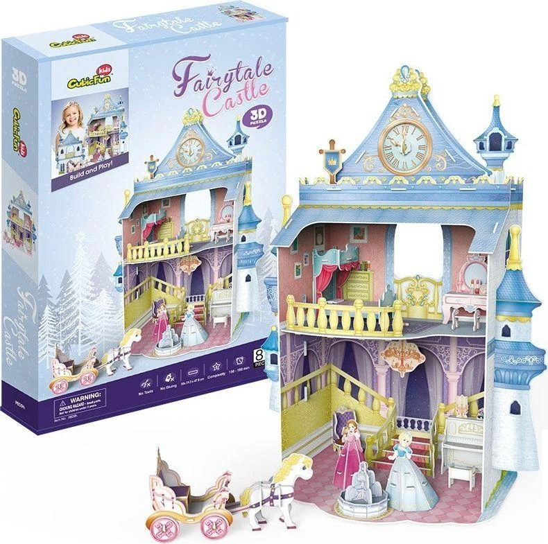 CUBICFUN 3D dėlionė „Fėjų pilis“ aprašymas - Prekės nuotrauka