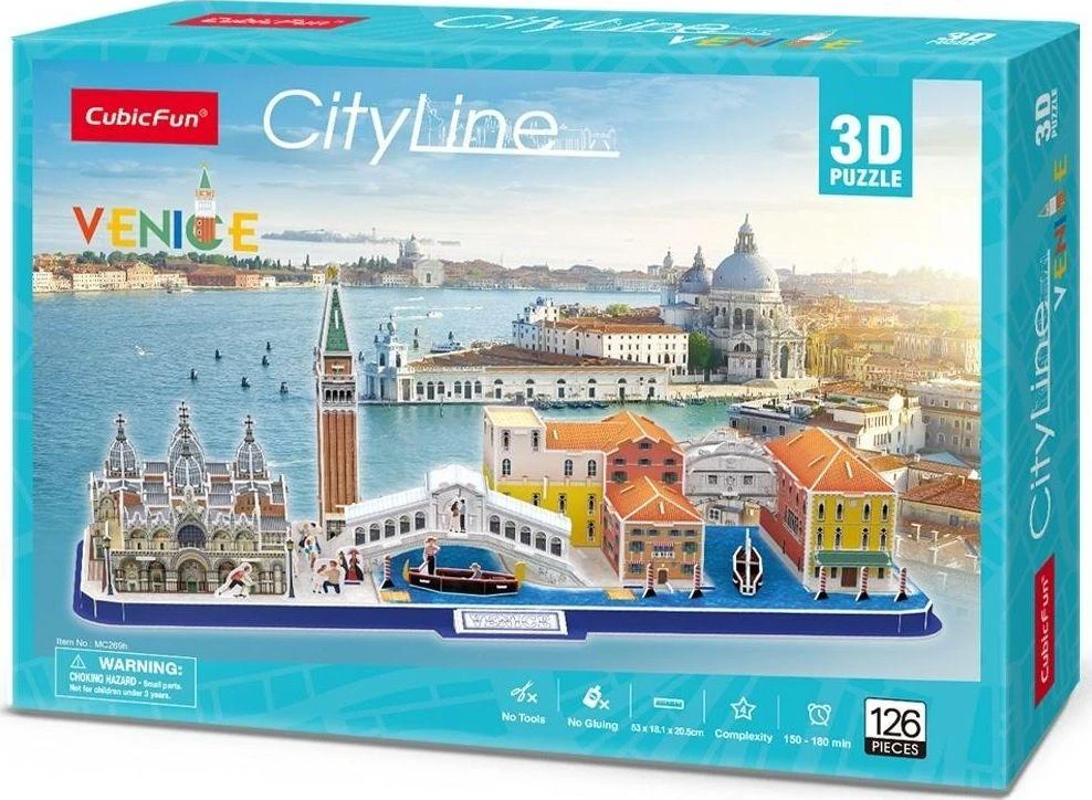 CUBICFUN 3D dėlionė „Venecija“