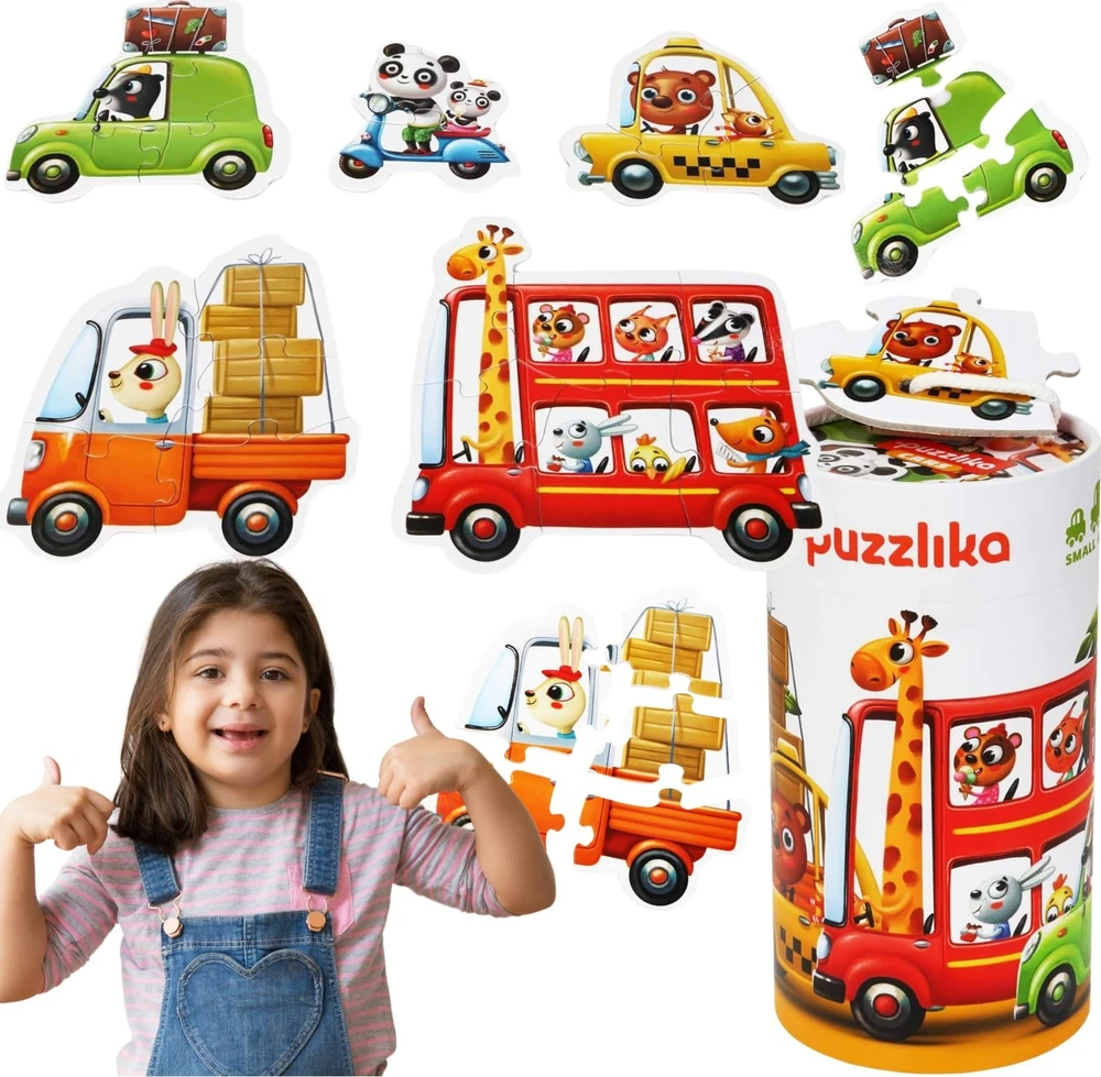 Cubika Puzzlika dėlionė "Automobiliai"