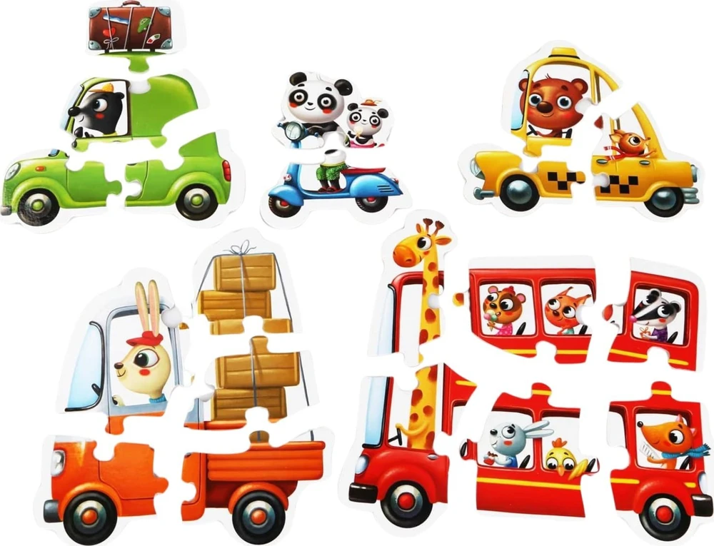 Cubika Puzzlika dėlionė "Automobiliai"