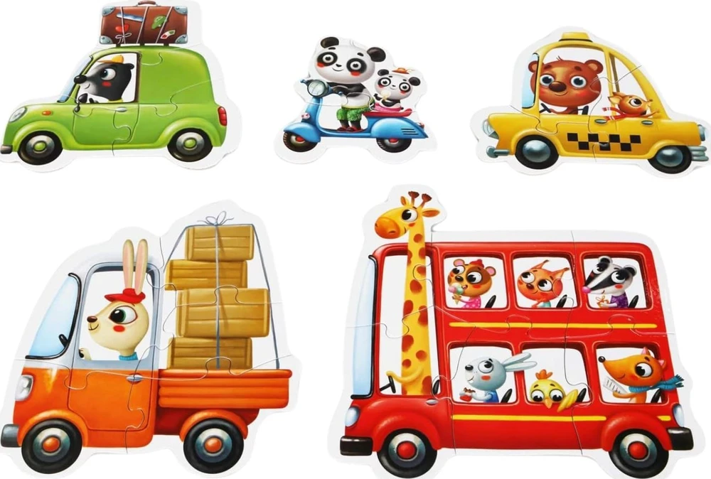 Cubika Puzzlika dėlionė "Automobiliai"