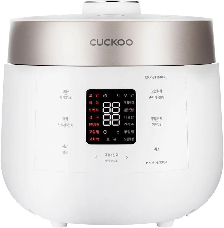 Cuckoo Electronics Kaitlentė - Cuckoo CRP-ST1009F 1.8L 12 Virimo Programų LCD Ekranas Urban Pilkas