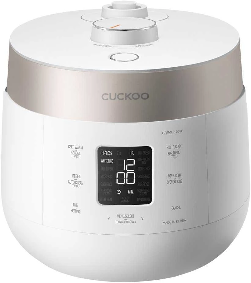 Cuckoo Electronics Kaitlentė - Cuckoo CRP-ST1009F 1.8L 12 Virimo Programų LCD Ekranas Urban Pilkas
