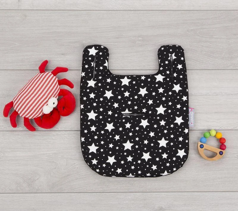 CUDDLECO vežimėlio įdėklas/paminkštinimas Juodas&Baltas Stars Mini CC844050