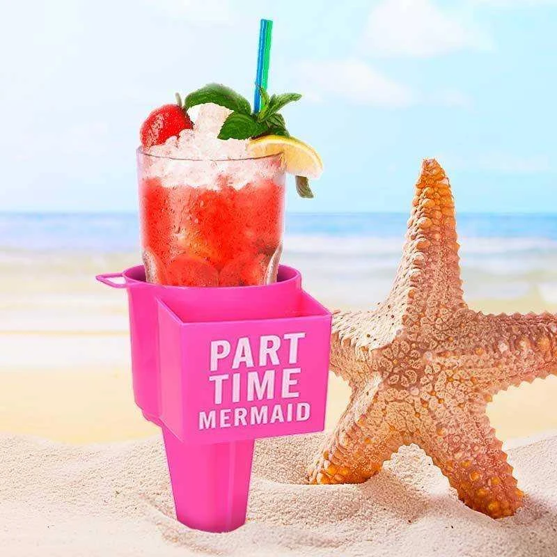 Cuisine Elegance - beach holder for drinks stand HIT! (oranžinis)