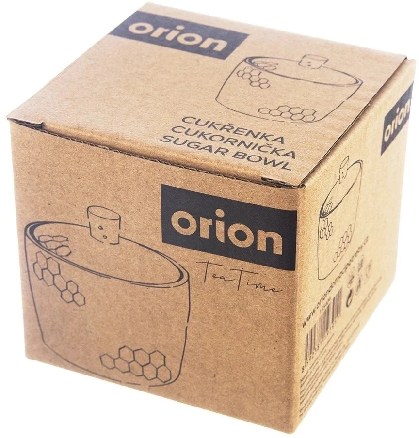Orion Cukierniczka Keraminė Juoda TEA TIME 10x10 cm
