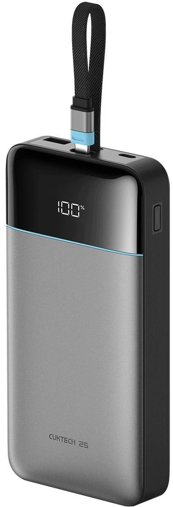 Cuktech LPB252N 25000 mAh USB-C 120W pilka