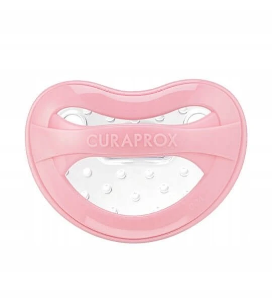 Curaprox Kūdikių čiulptukas, 0 dydis, rožinė