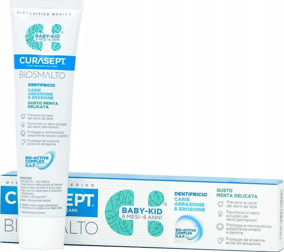 Curasept CURASEPT BIOSMALTO makaronai BABY-KID