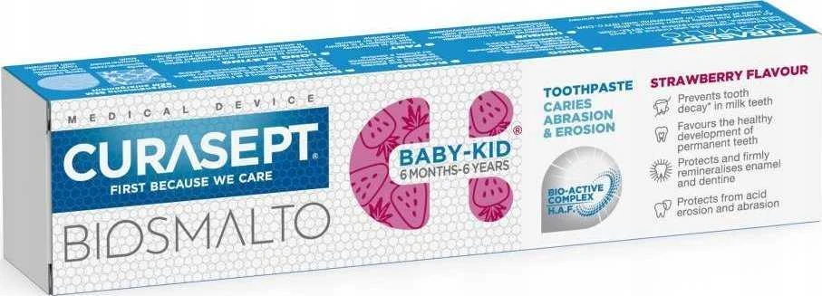 Curasept CURASEPT BIOSMALTO makaronai BABY-KID