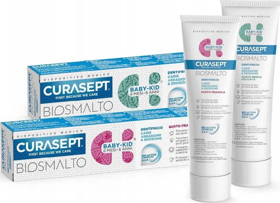 Curasept CURASEPT BIOSMALTO makaronai BABY-KID