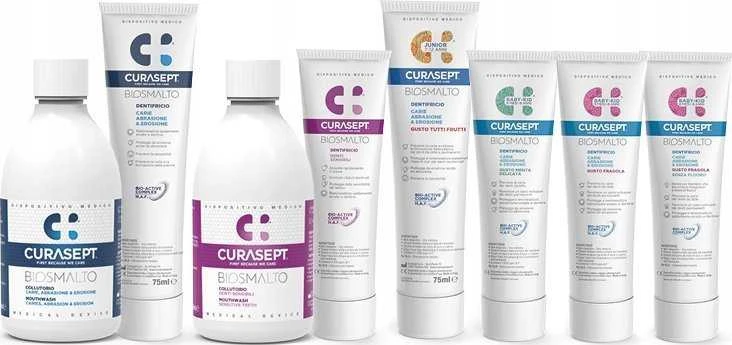 Curasept CURASEPT BIOSMALTO makaronai BABY-KID