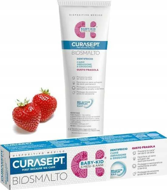 Curasept CURASEPT BIOSMALTO makaronai BABY-KID