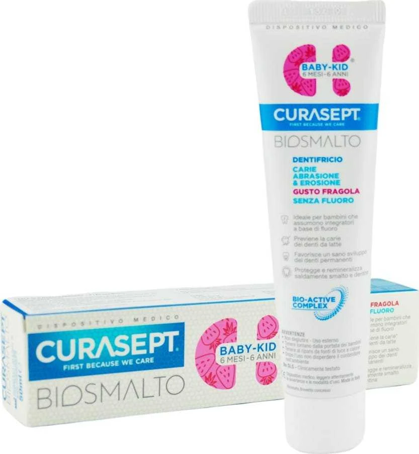 Curasept CURASEPT BIOSMALTO makaronai BABY-KID