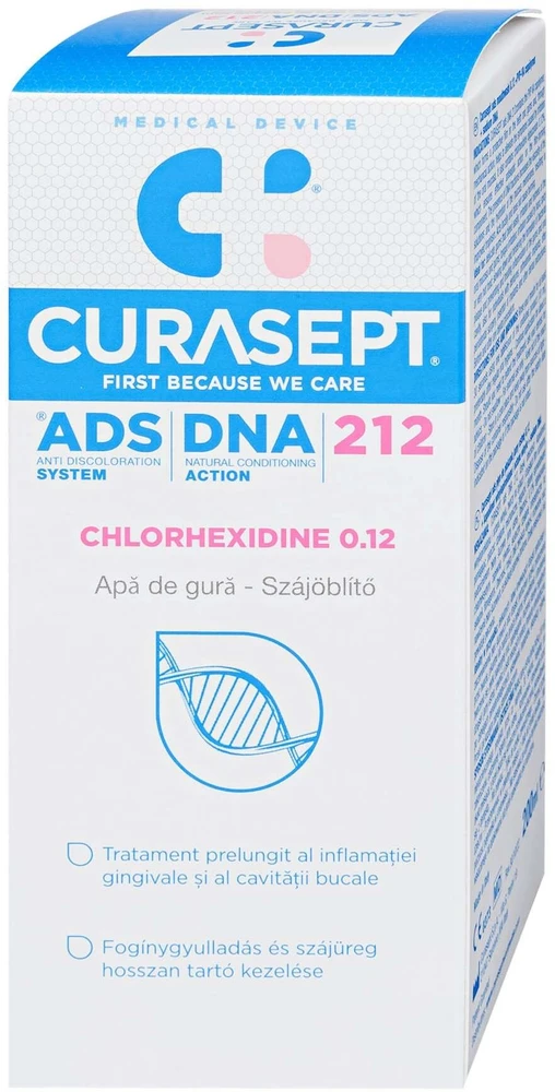 Curasept CURASEPT skystis 200 ml 0,12 % ADS 212 + DNR