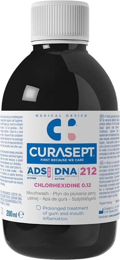Curasept CURASEPT skystis 200 ml 0,12 % ADS 212 + DNR