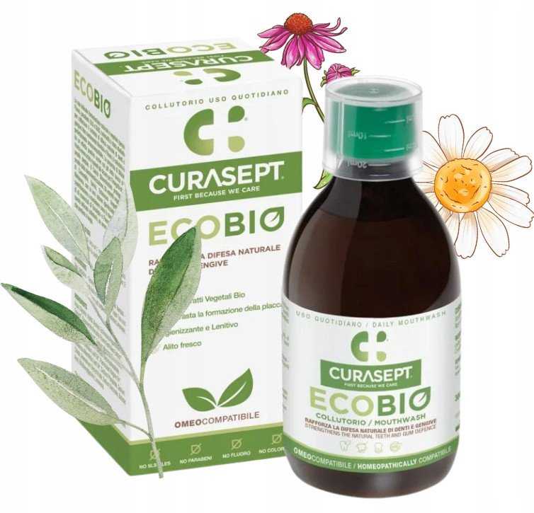 Curasept CURASEPT ECOBIO* burnos skalavimo skystis 300 ml