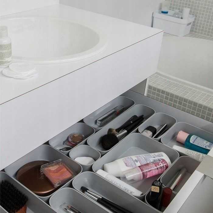 Curver Infinity XS Drawer Organizer Rinkinys iš 3 dėžučių