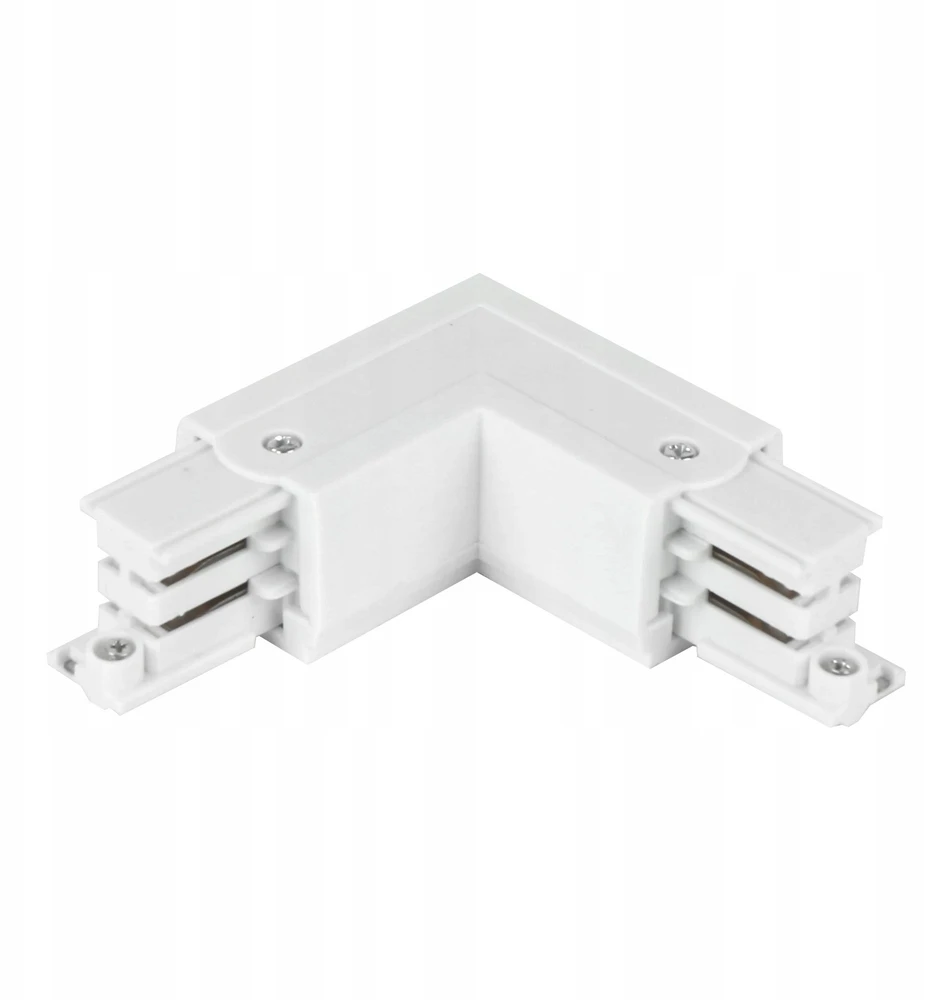 Curver Led Line Prime Jungtis L formos 3 fazių bėgeliui LUMICANTO dešinė pusė baltas