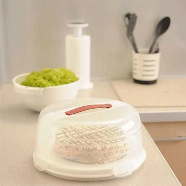 Curver Plastikinė torto laikymo dėžė 34,8 x 34,8 x 15,5 cm (172572)