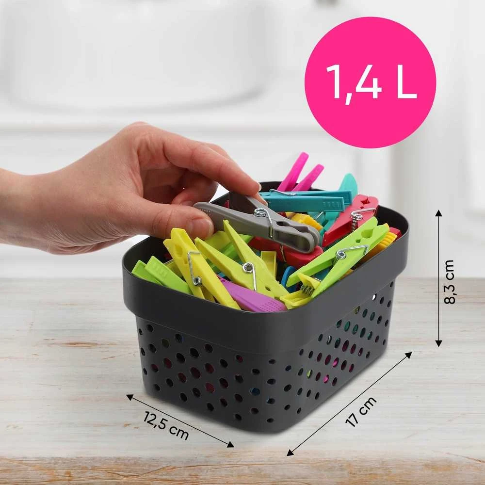 Keter CURVER DĖŽUTĖ INFINITY 1,4L AŽŪRINĖ /TAMSIAI PILKA