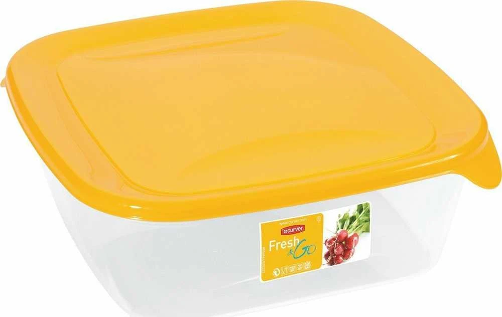 Keter CURVER MAISTO DĖŽUTĖ „FRESH&GO” 0,25L /GELTONA/ SKAIDRI