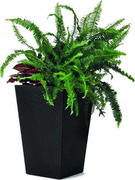 Curver Rattan Planter S 23,6 L antracytowa 228978