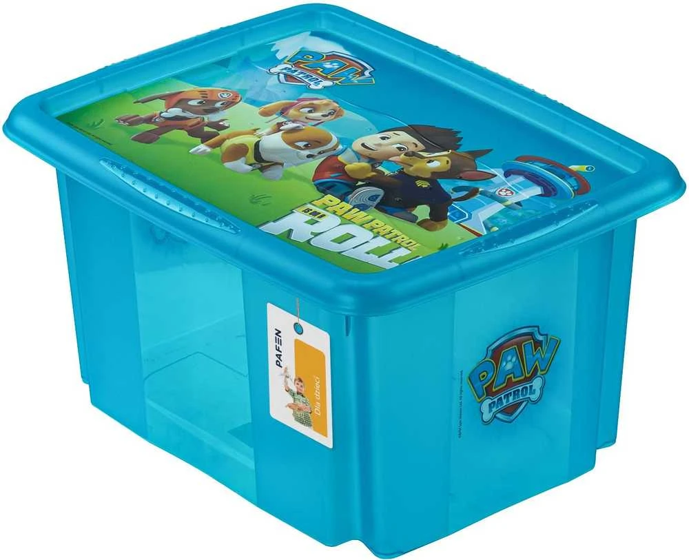 KEEEPER daiktadėžė su dangčiu PAW PATROL, 15 L, 38x29,5x20,5 cm., 1223663213700