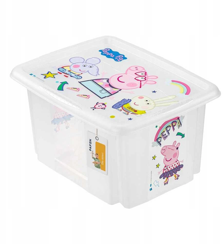 KEEEPER daiktadėžė su dangčiu PEPPA PIG, 15 L, 38x29,5x20,5 cm., 1223600119400