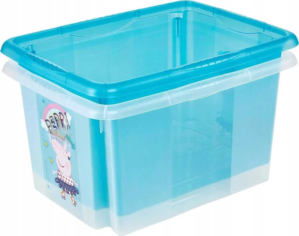 KEEEPER daiktadėžė su dangčiu PEPPA PIG, 15 L, 38x29,5x20,5 cm., 1223600119400