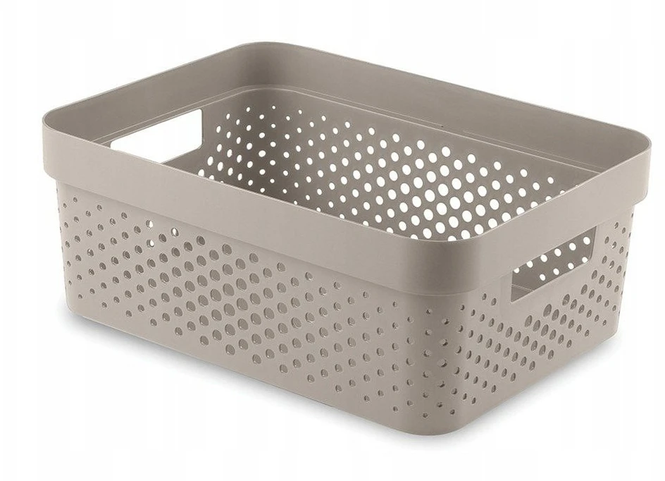Curver Box Infinity Recycled 11L 36x27x14cm in beige color