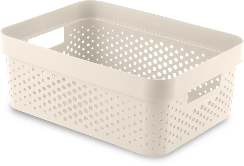 Curver Infinity Recycled 11L dėžė 36x27x14cm oasis baltas