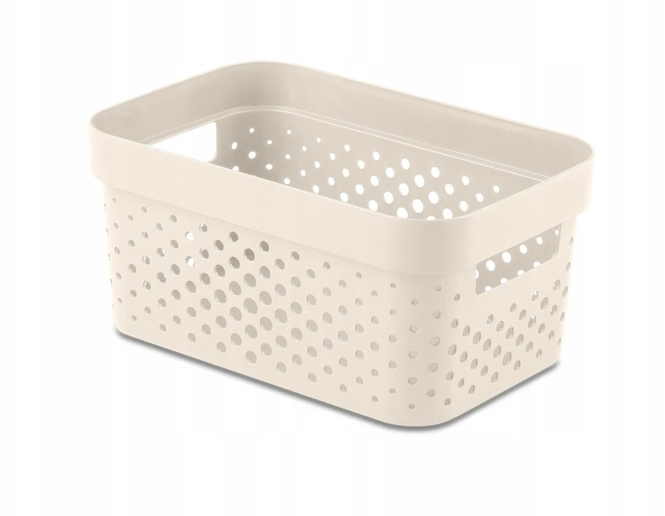 Curver Box Infinity Recycled 4,5 l talpos butelis, 27 x 19 x 12 cm, oasis baltas