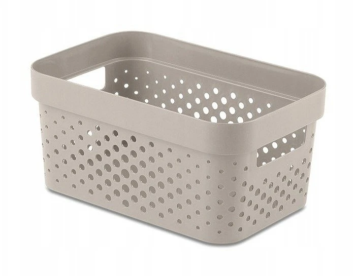 „Curver Box Infinity Recycled“ konteineris, 4,5 l, 27 x 19 x 12 cm, smėlio spalvos
