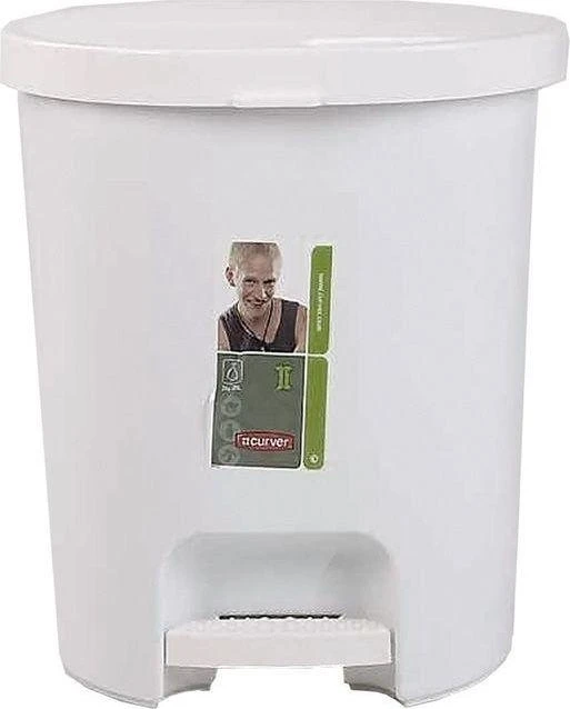 Keter CURVER ŠIUKŠLIADĖŽĖ SU PEDALU 25L /BALTA