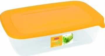 Keter CURVER MAISTO DĖŽUČIŲ RINKINYS FRESH&GO 3vnt 0,5/1/2L GELTONAS
