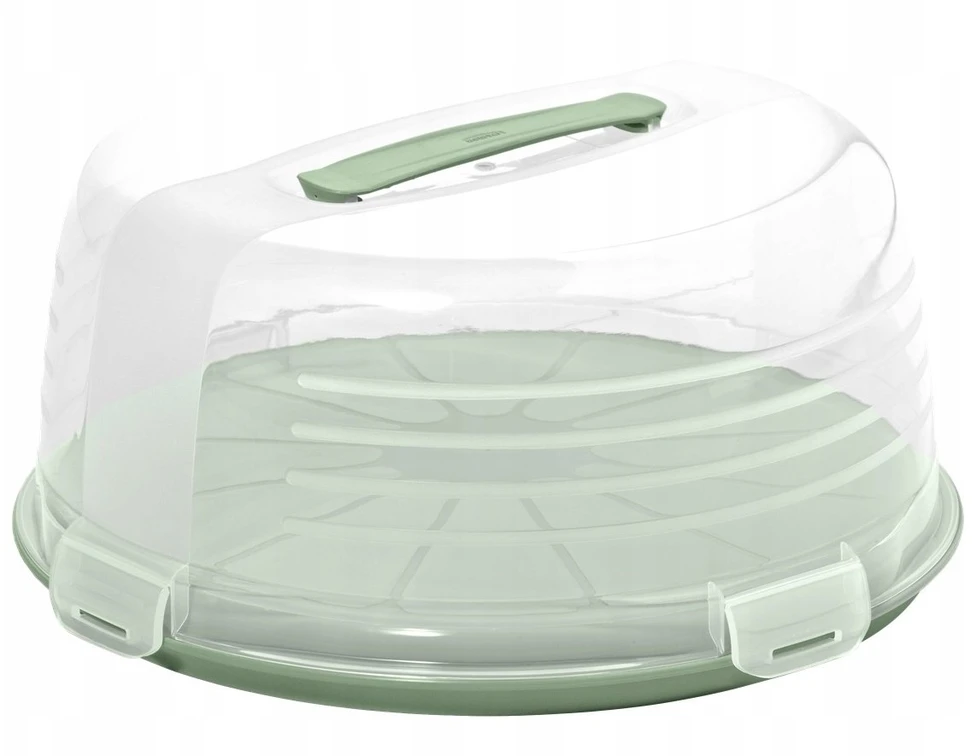 Curver torto transportavimo dėžė apvali Ø34.7x15.6cm žalia