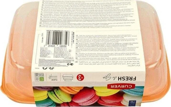 Keter CURVER MAISTO DĖŽUČIŲ RINKINYS FRESH&GO 3vnt 0,5/1/2L MĖTŲ/ ŠVIESIAI PILKA/ PERSIKINĖ SPALVA