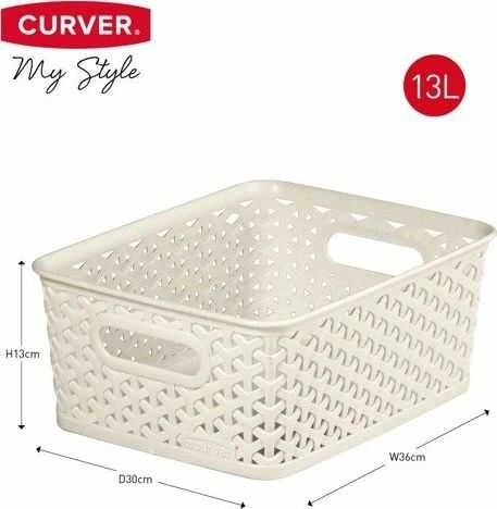 Keter CURVER KREPŠELIS M 13L / KREMINIS