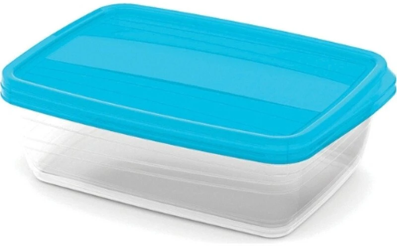 Curver Set of food containers rectangular 2x1.75L Vedo transparent turquoise