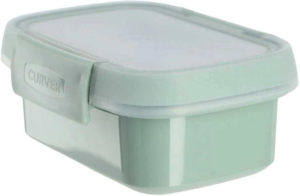Curver maisto indelis užkandžiams stačiakampis 0,2 l Smart Eco To Go 12x9x5cm minkštas žalias