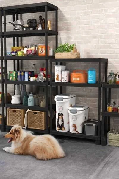 Curver Kreivė | Pet Life šunų ėdalo konteineris, 10 kg | Baltas
