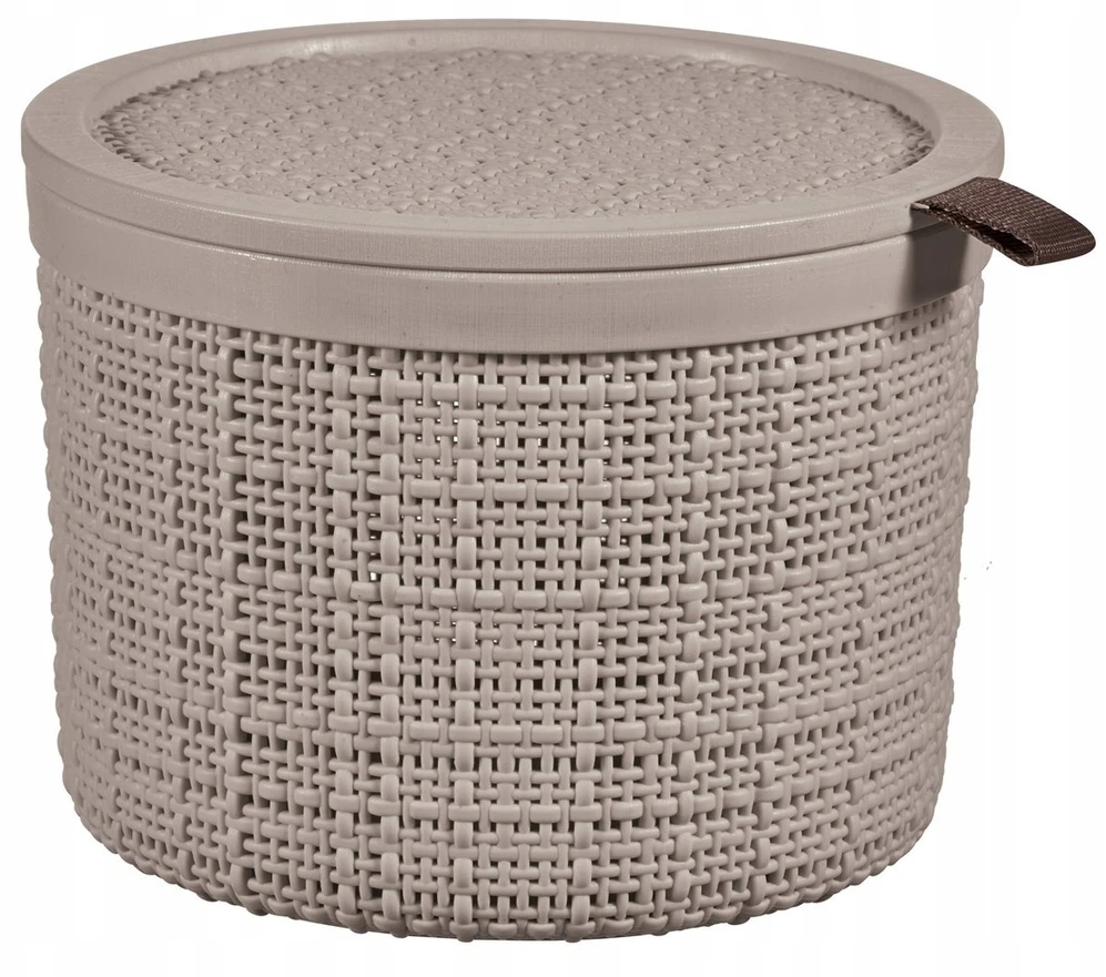 Curver Pojemnik Jute apvalus 2L taupe (263683)